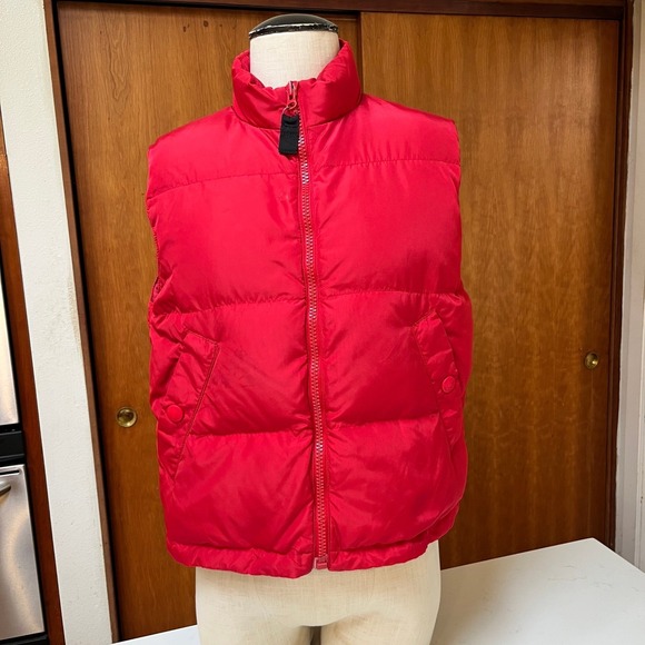 Vintage Eddie Bauer Womens Red Goose Down Puffer Vest Quilted Sz Small WPL 9647 - Picture 3 of 16